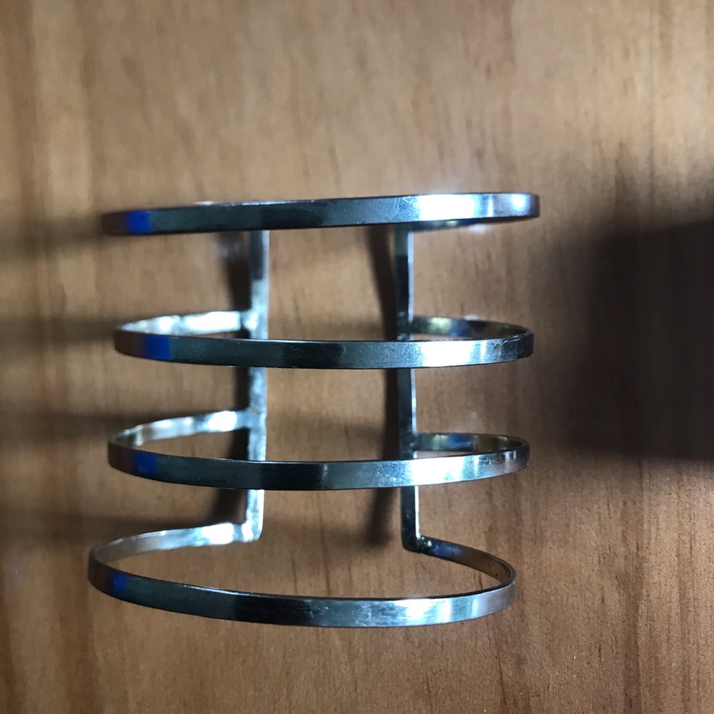 Steel cuff bracelet